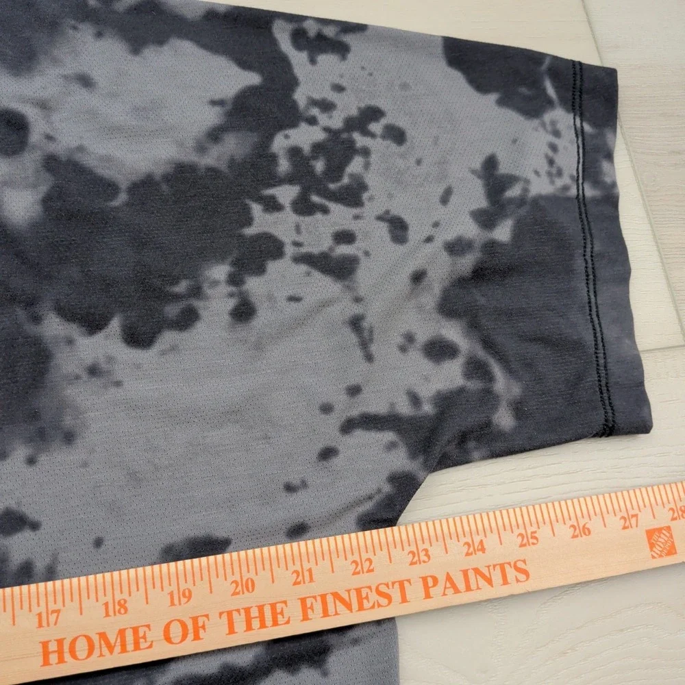 Nike‎ Yoga T-Shirt Mens LT Tall Dri-FIT Camo Allover Print Short-Sleeve Gridiron